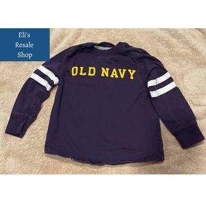 Old Navy; 3T Long Sleeve Sweatshirt; Purple, white